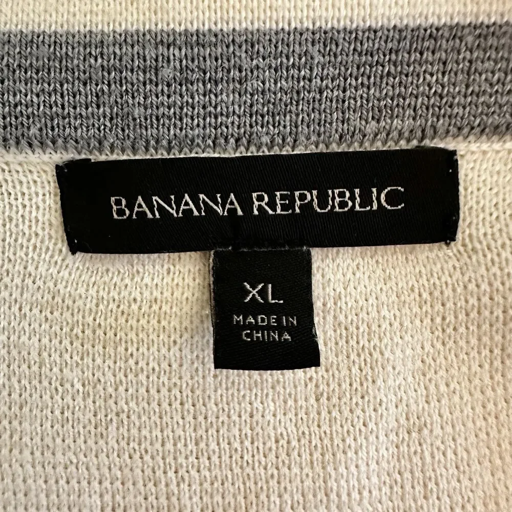 Banana republic‎ Wool Blend colorblock sweater size XL capsule
